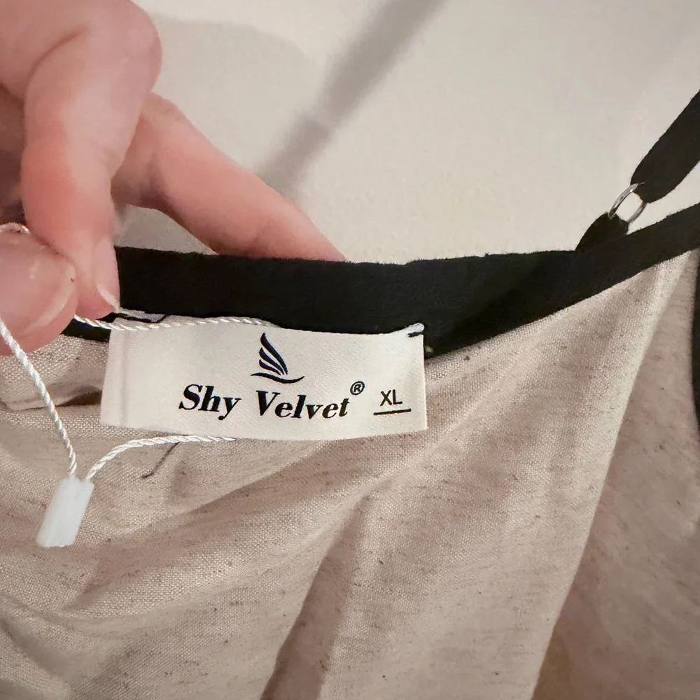 Viral Elegant Cream linen Maxi Dress - Picture 11 of 13